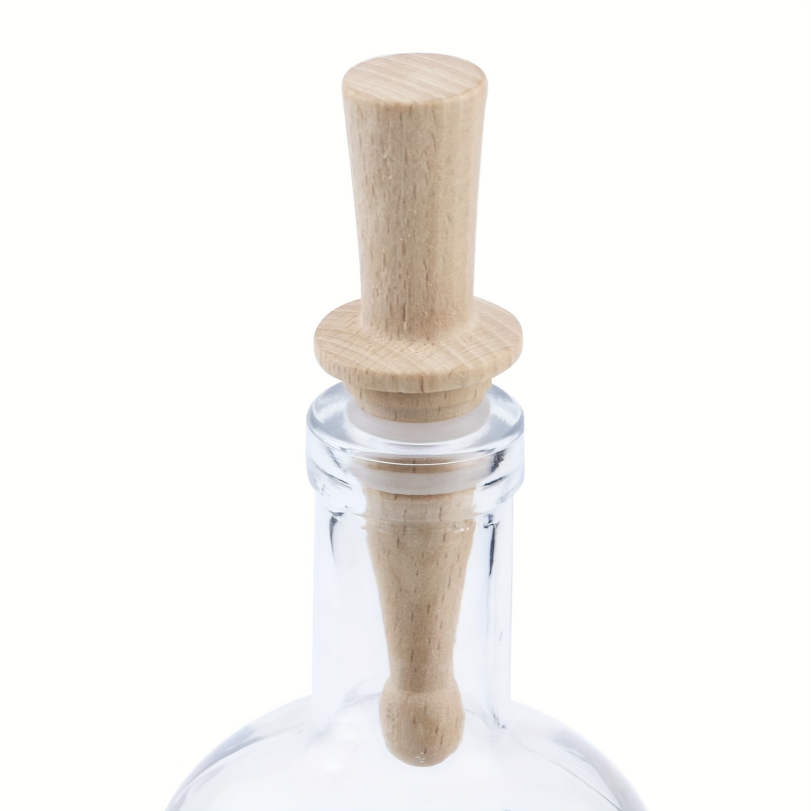 Solid Wood Wine Stopper Beverage Bottle Stopper Preservation