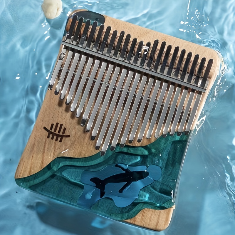 Thumb　Single　Whale　Sheet　Beech　Piano　Board　Temu　English　21-tone　Armrest　Wood+　Model　Music　Australia