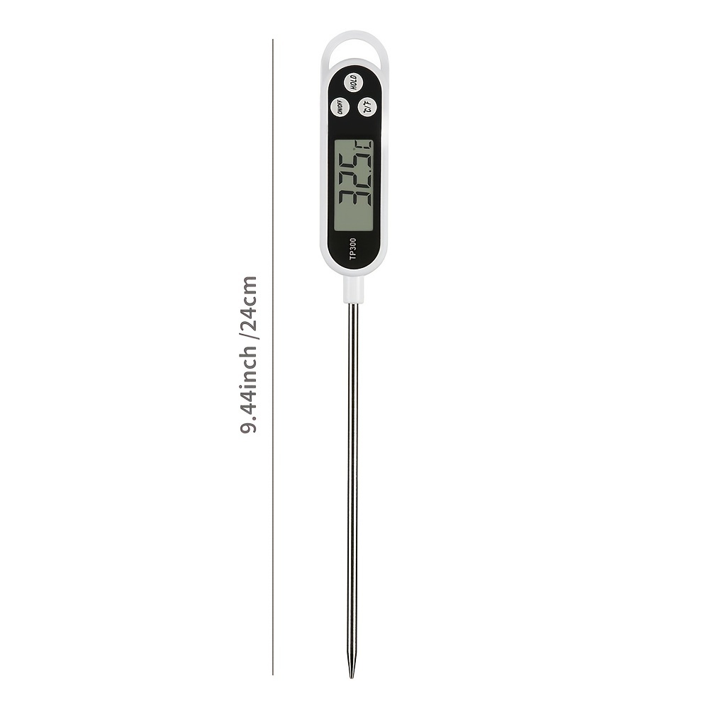 Meat Food Candy Thermometer, Probe Instant Read Thermometer, Digital Cooking  Kitchen Bbq Grill Thermometer With Long Probe For Liquids Pork Milk Yogurt  Deep Fry Roast Baking Temperature - Temu