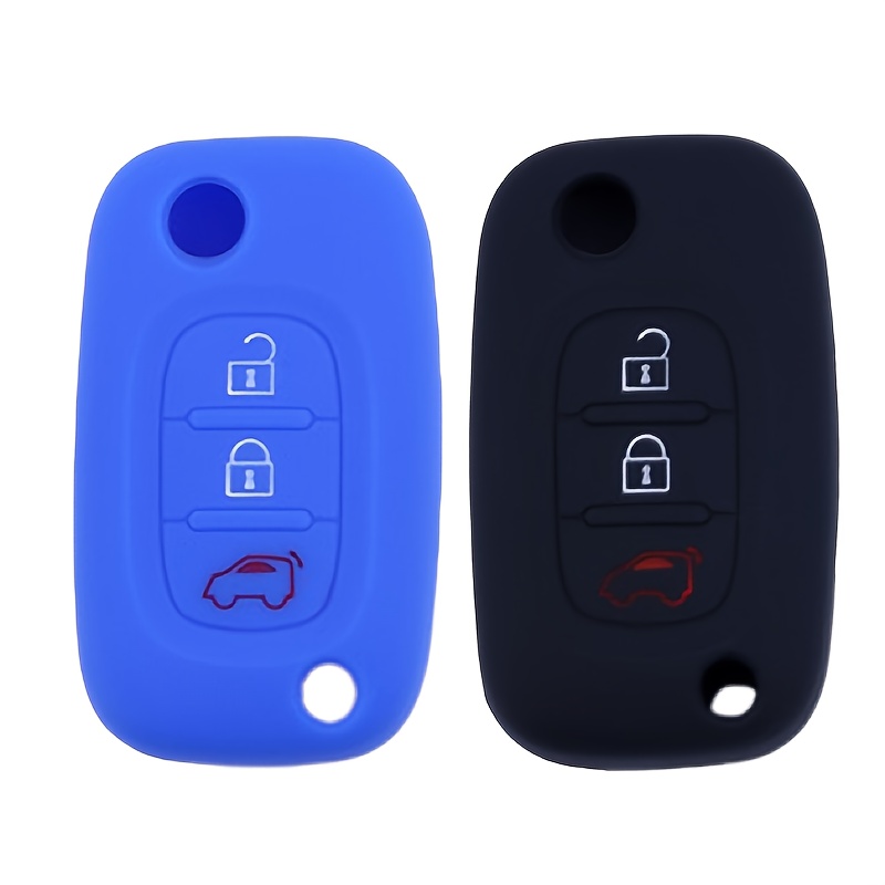 Schlüsselgehäuse für Autoschlüssel kompatibel mit Mercedes Smart 453