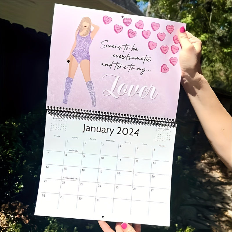 Calendar 4 Bookmarks In 2024 Era Tour Calendar Star Chasing - Temu