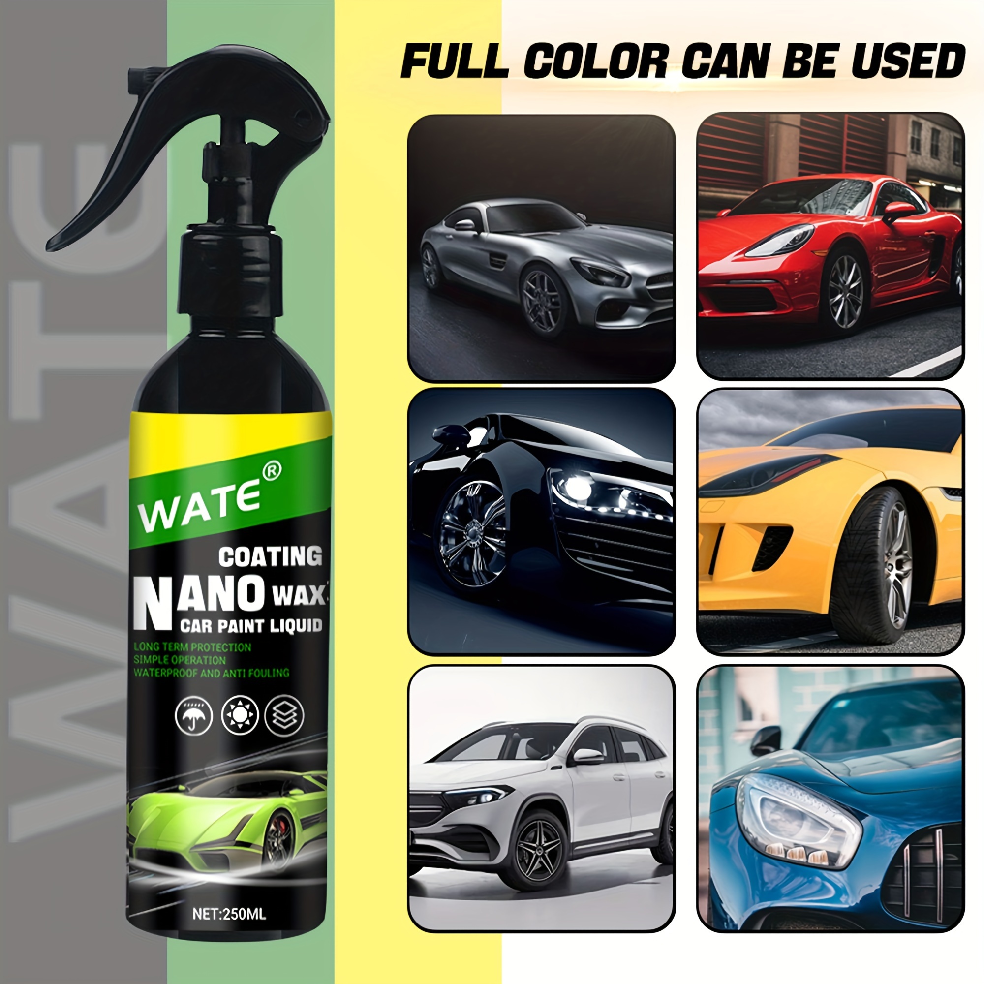 Car Quick Effect Coating Agent, Nano-coating Crystal Agent, Car