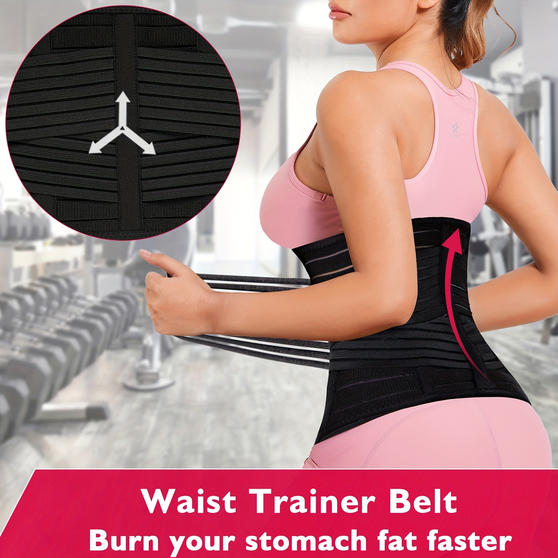 Waist Trainer Trimmer Belt Breathable Tummy Control - Temu Canada
