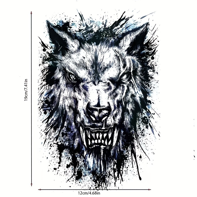 Wolf Head Stencil - A0002