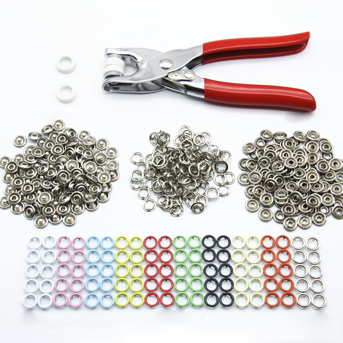 Thickened Snap Fasteners Kit Metal Copper Five Claw - Temu