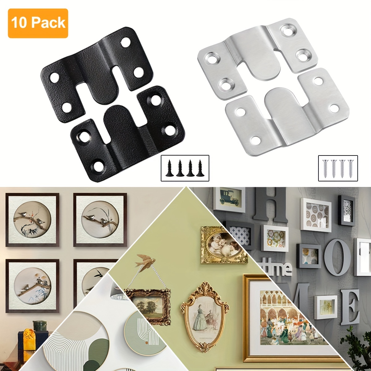 Adjustable Picture Hanging Wire Mirror Frame Kit Heavy Duty - Temu