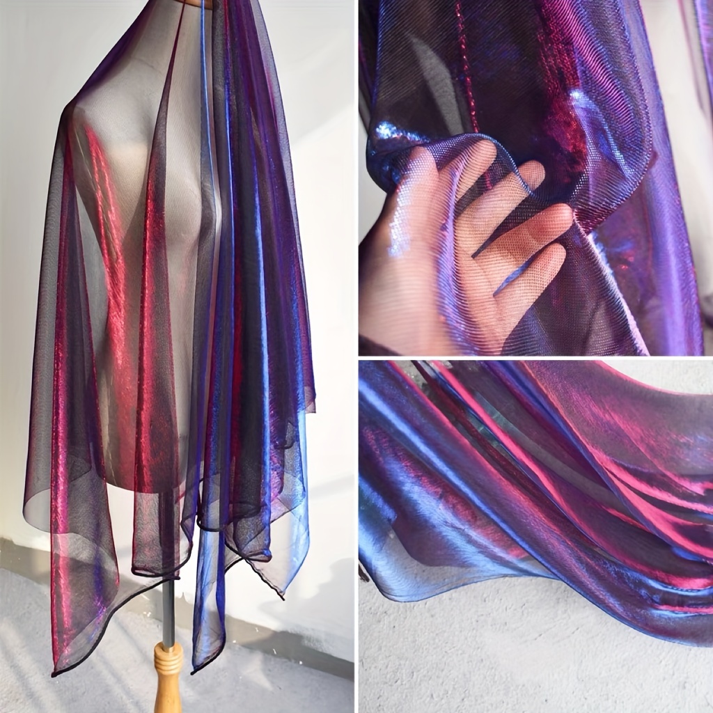 Tissu TPU ultra transparent en PVC pour vêtements, coupe-vent