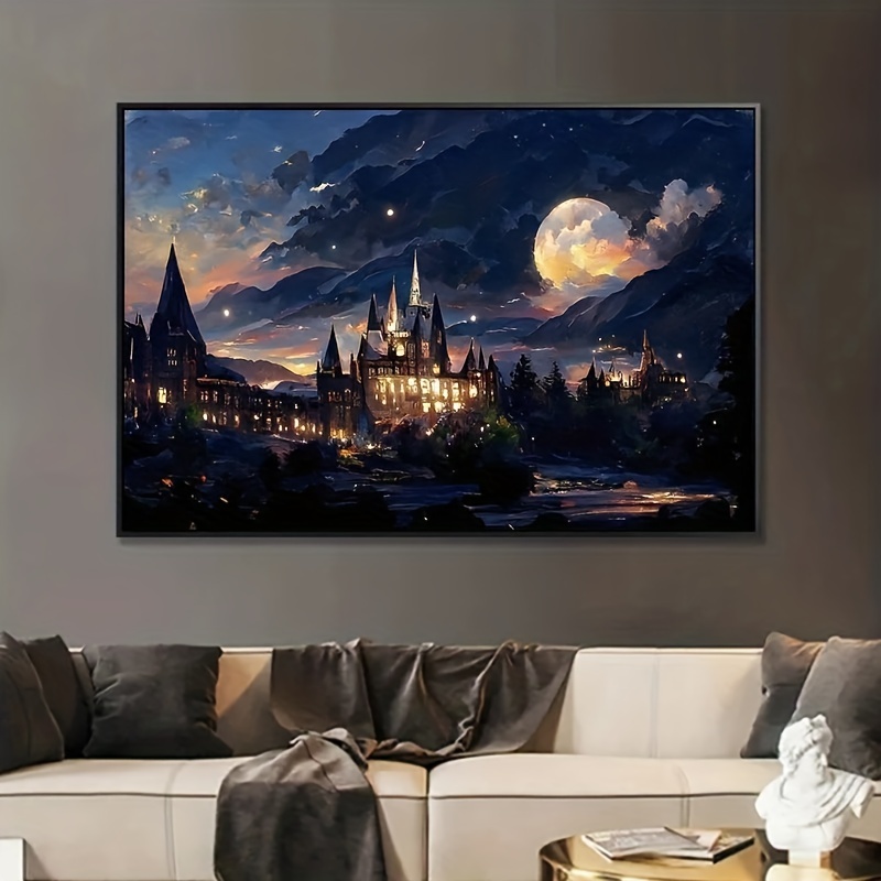 Diamond Art Disney Castle DIY 5D Diamond Painting Kits for Adults and Kids  Full Drill Arts Craft by Number Kits for Beginner Home Decoration 12x16