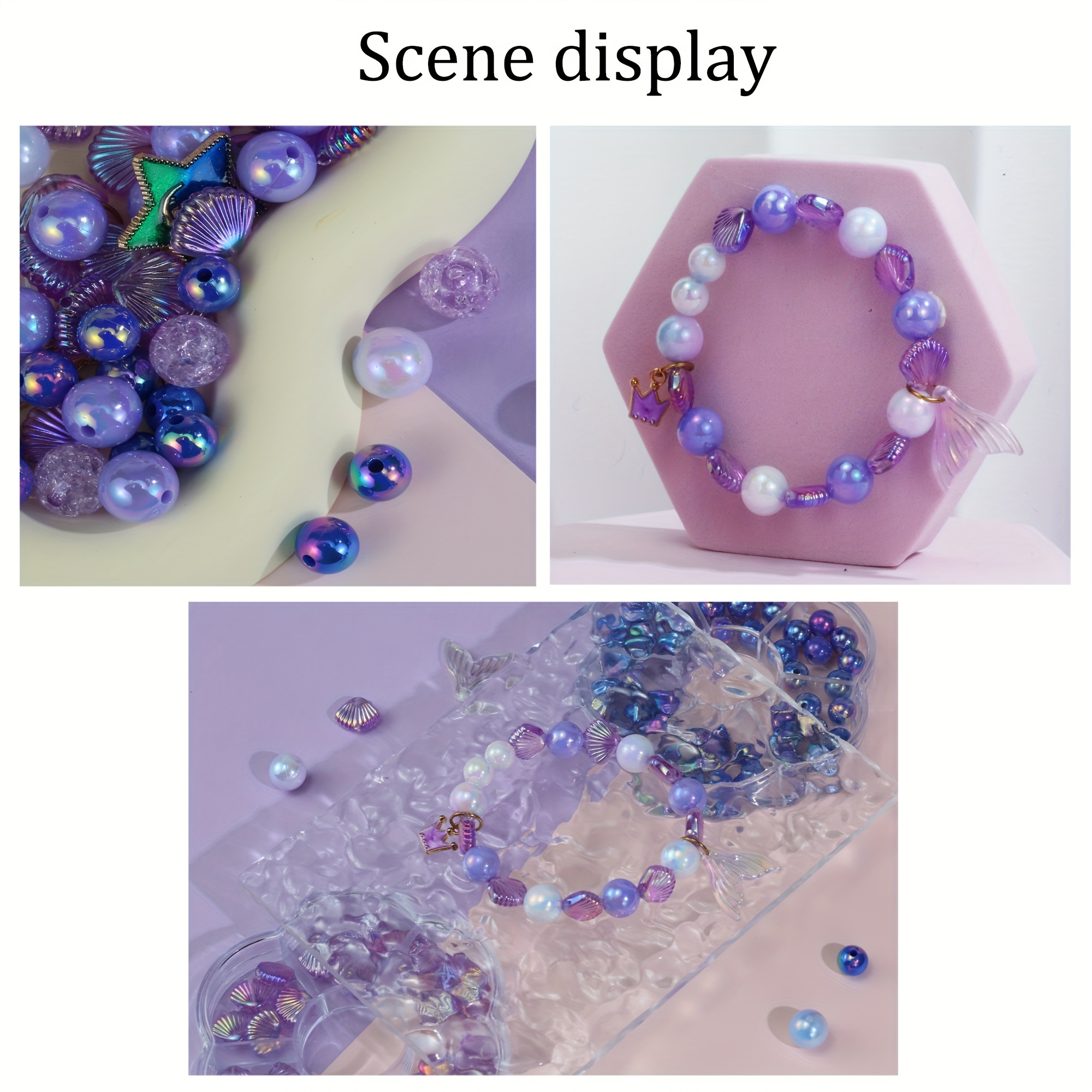 Purple Beads Collection for DIY Crafts & Jewelry