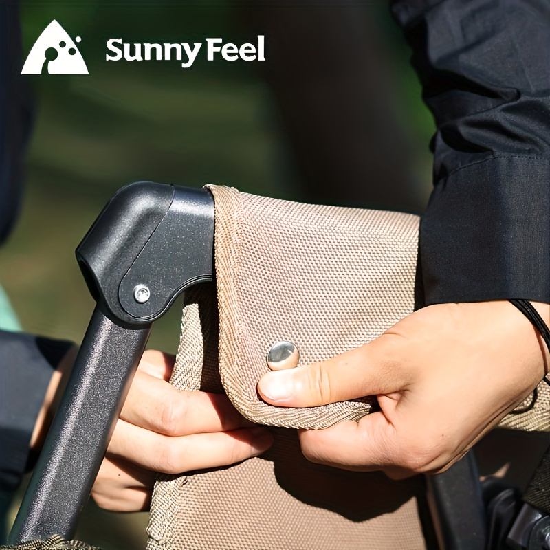 Sunnyfeel Camping Chair Armrest Storage Bag Canvas Folding - Temu Australia