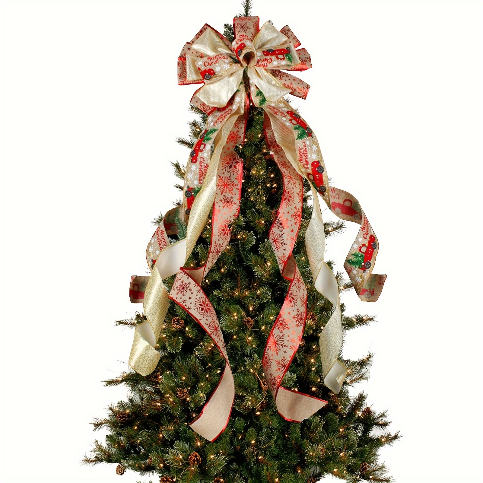 Maison de décoration, arbre de Noël des milliers de morceaux de