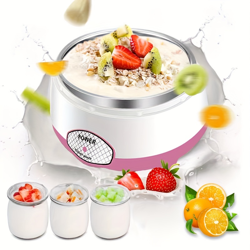 Stainless Steel Digital Yogurt Maker Capacity Fully - Temu