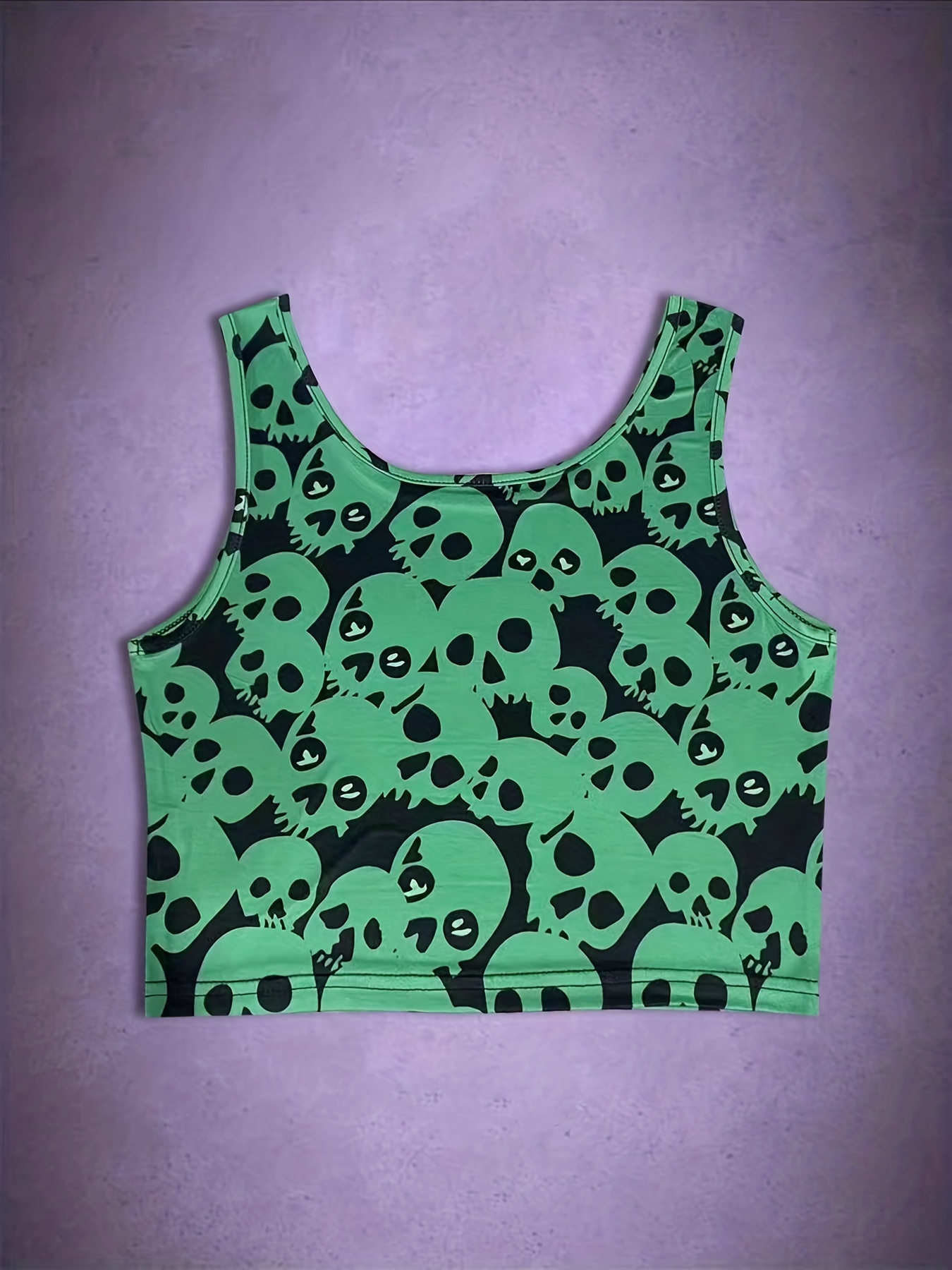 Green Emerald Skeleton Bra Top for Halloween