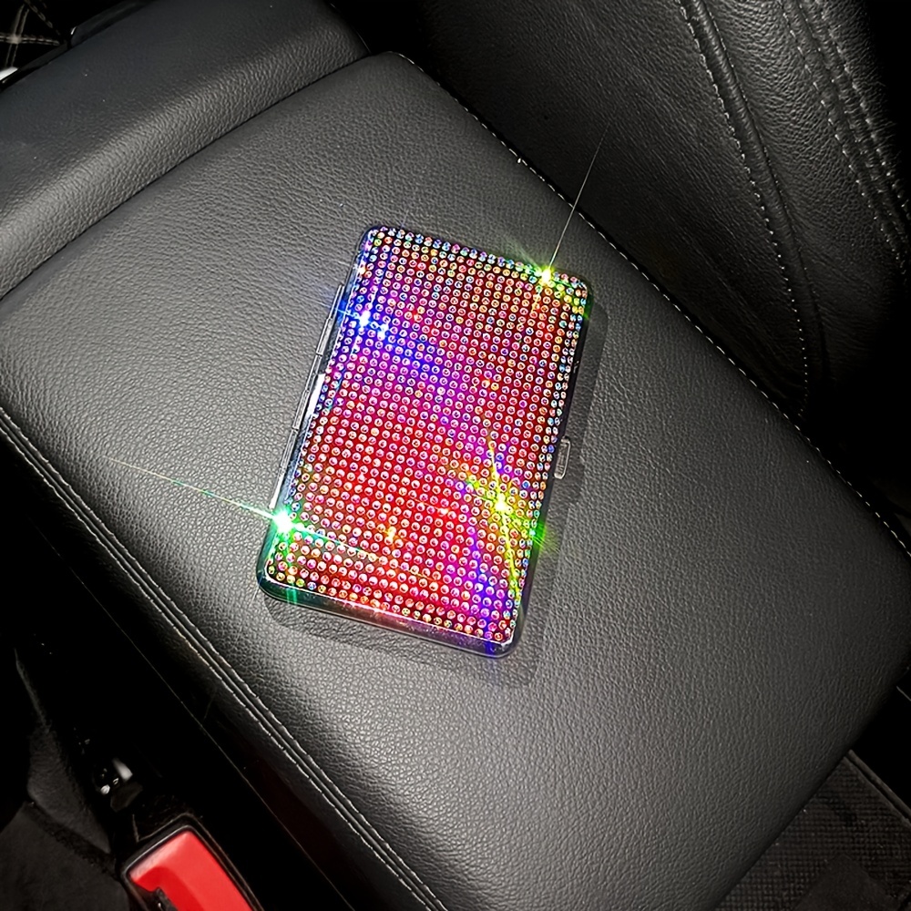 Rhinestone Car Rectangle Cigarette Case Glitter King Size - Temu Germany