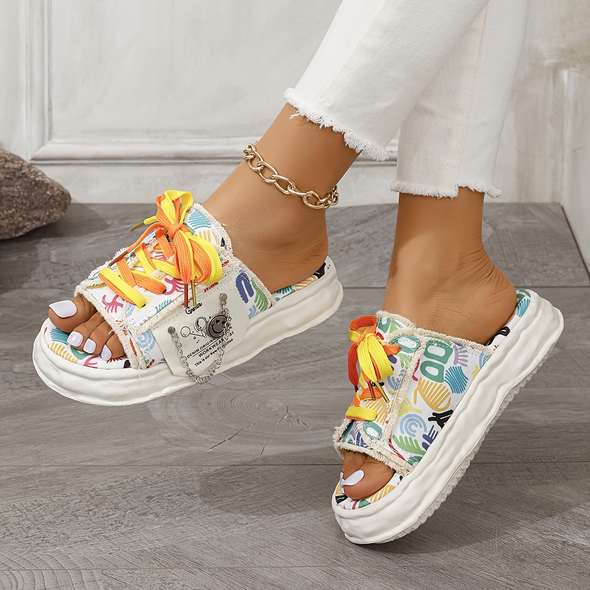 Platform sneaker sale sandals