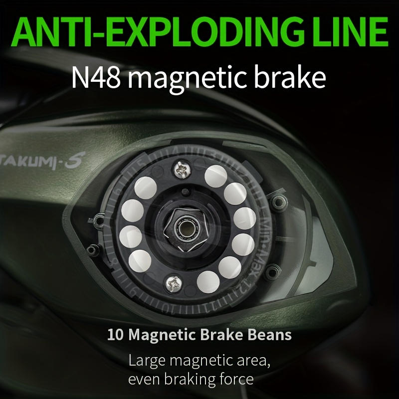 Goture SCOTTA Dual Brake Baitcasting Fishing Reel 8KG Max Drag 7.1:1 High  Speed 7+