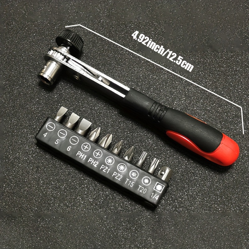 Right Angle Screwdriver Tool Gift Set Mini Ratchet 90 degree - Temu