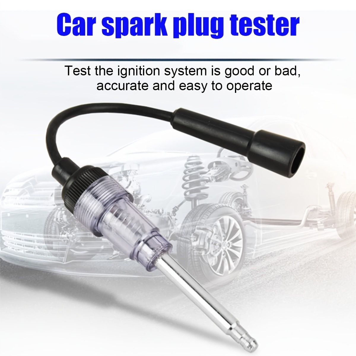 Inline Spark Plug Tester Straight Boot Engine Ignition Temu