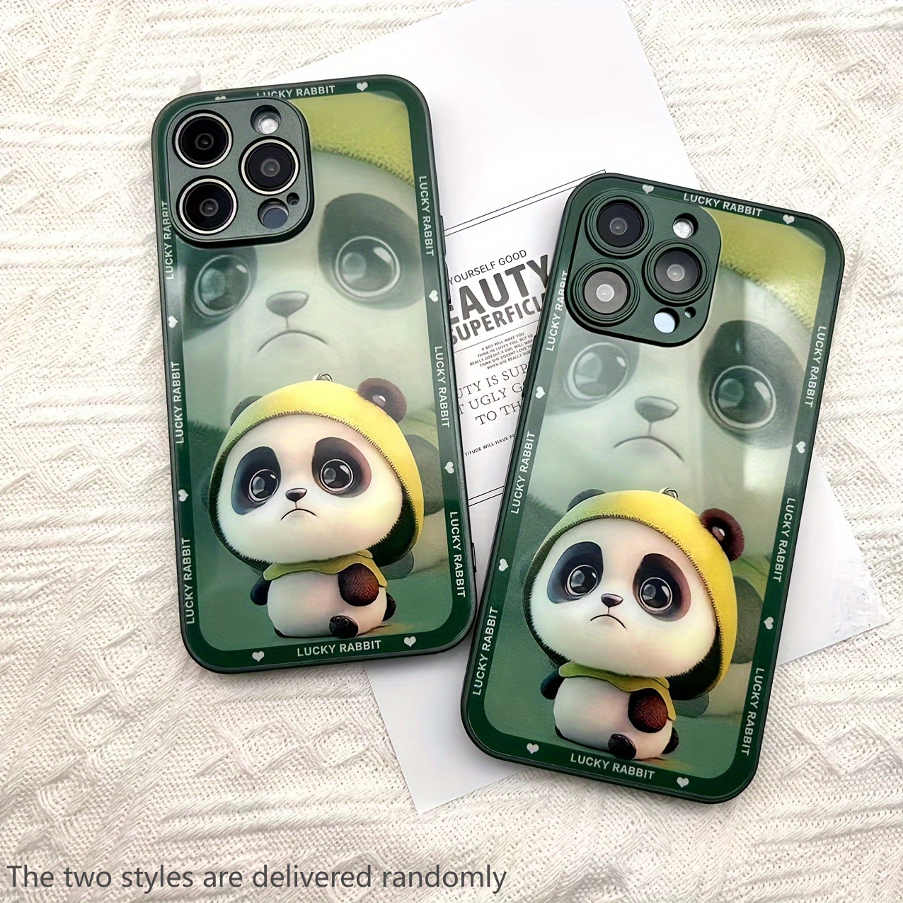 Panda Digital Funda Antigolpe Interior Transparente Con Cuerda Para iPhone  15