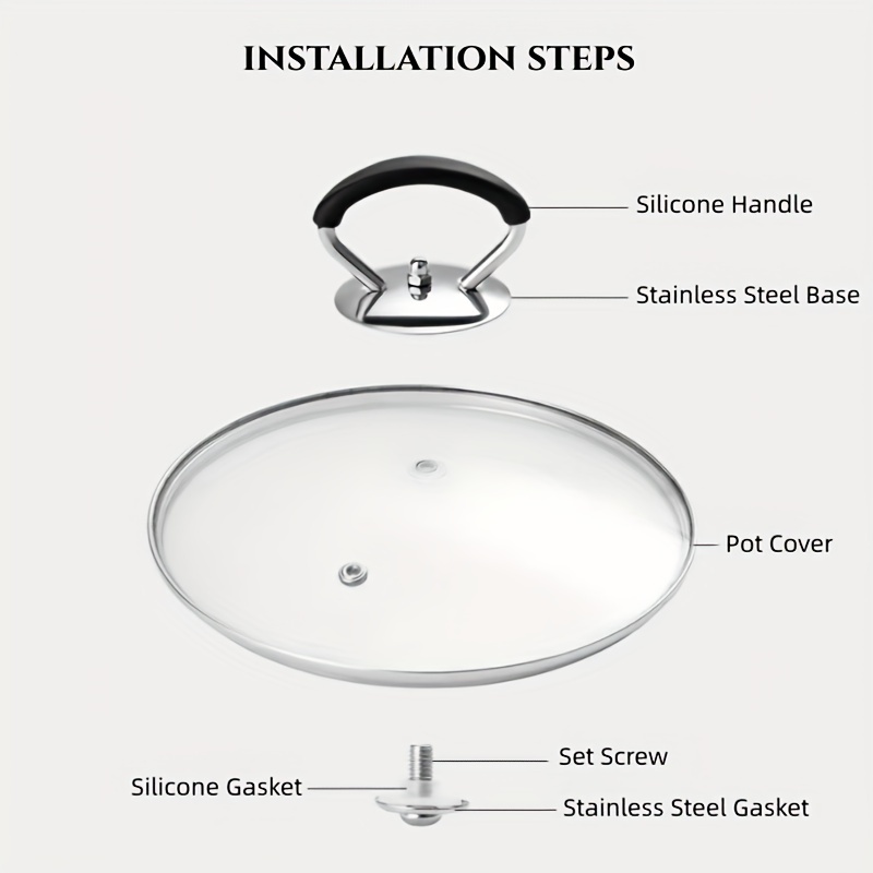 Poignée de casserole en silicone solide - Protecteur de poignée -  Protection des mains