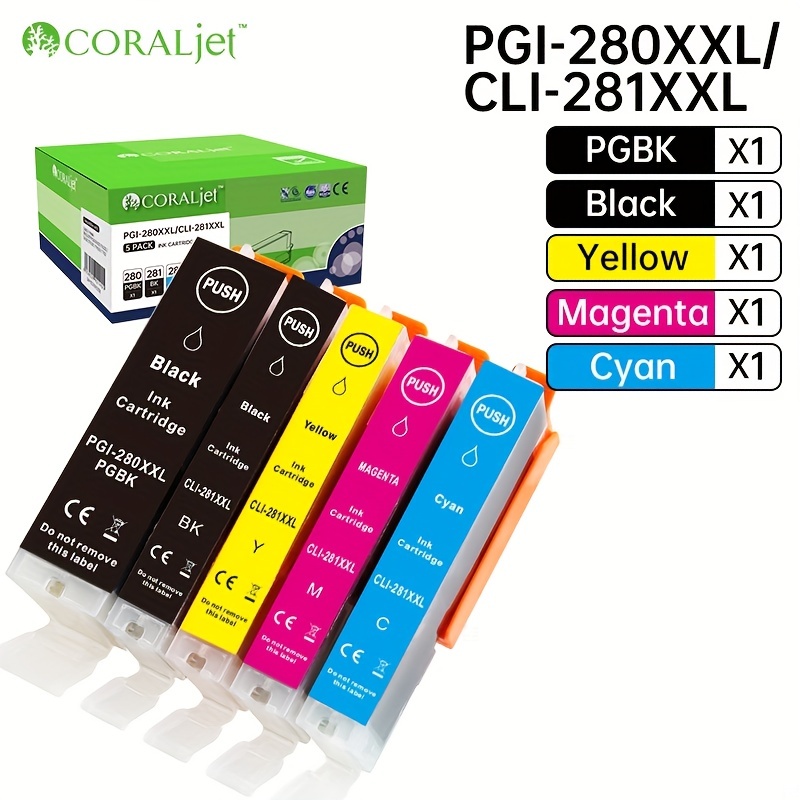 Compatible Canon PGI-580XXL/CLI-581XXL Extra High Capacity 6 Ink Cartridge  Multipack (Cartridge People)