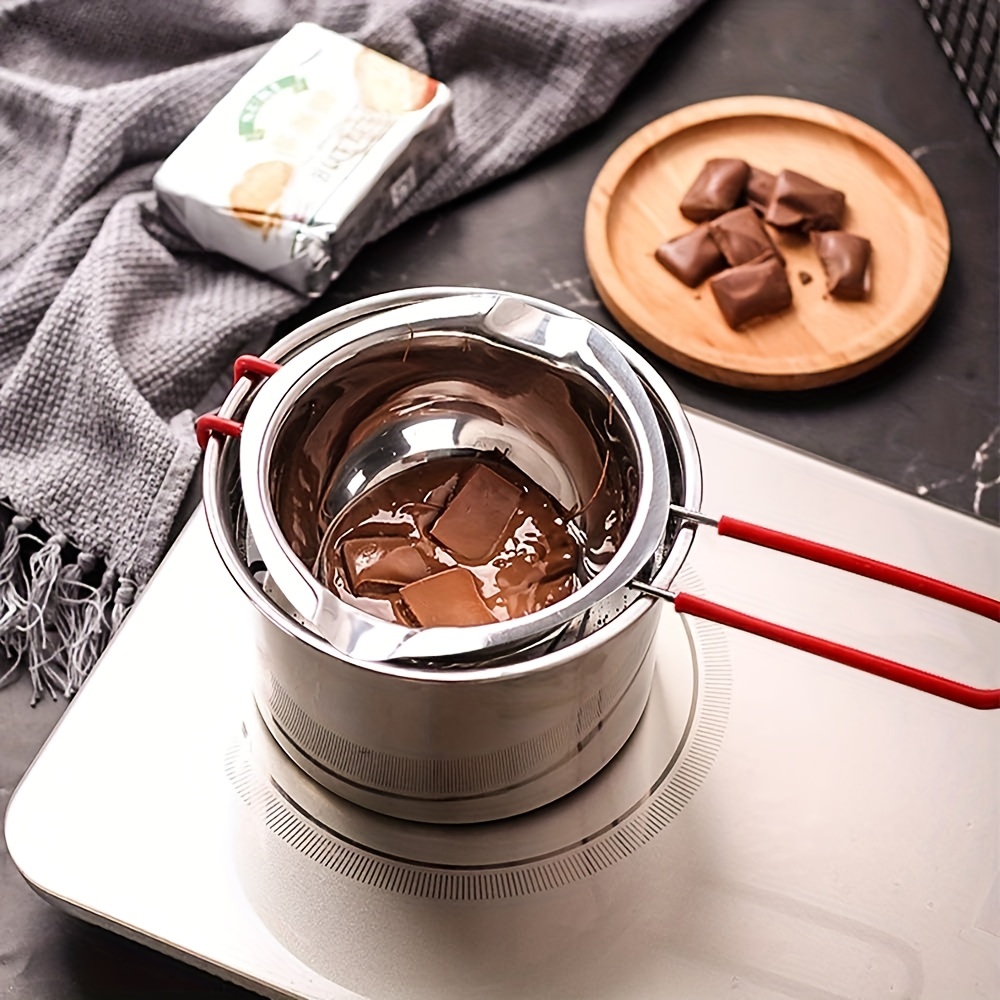 Double Boiler, Candle Making Kit,304 Stainless Steel Melting Pot For  Chocolate Candy Butter Cheese, Soap And Waxsilver1pcs