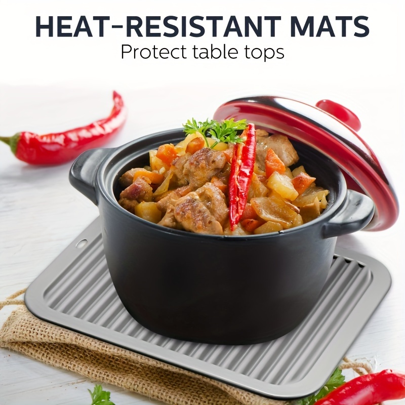 Silicone Dish Drying Mat Reusable Non slip Heat - Temu
