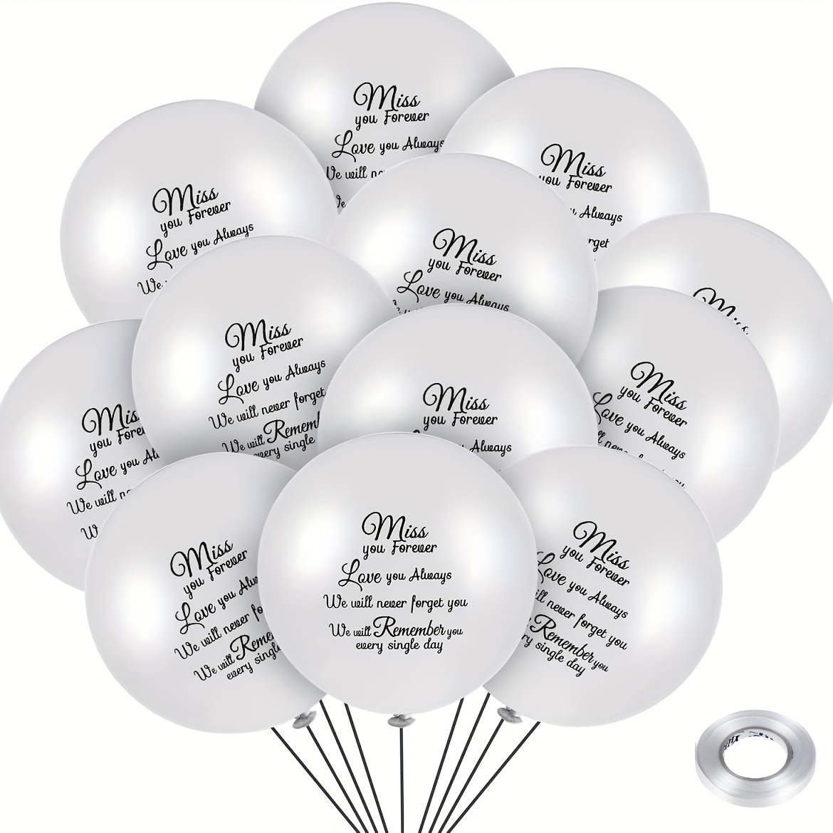 30 Piezas Globos Blancos Globo Color Perla Helio Látex Extra - Temu