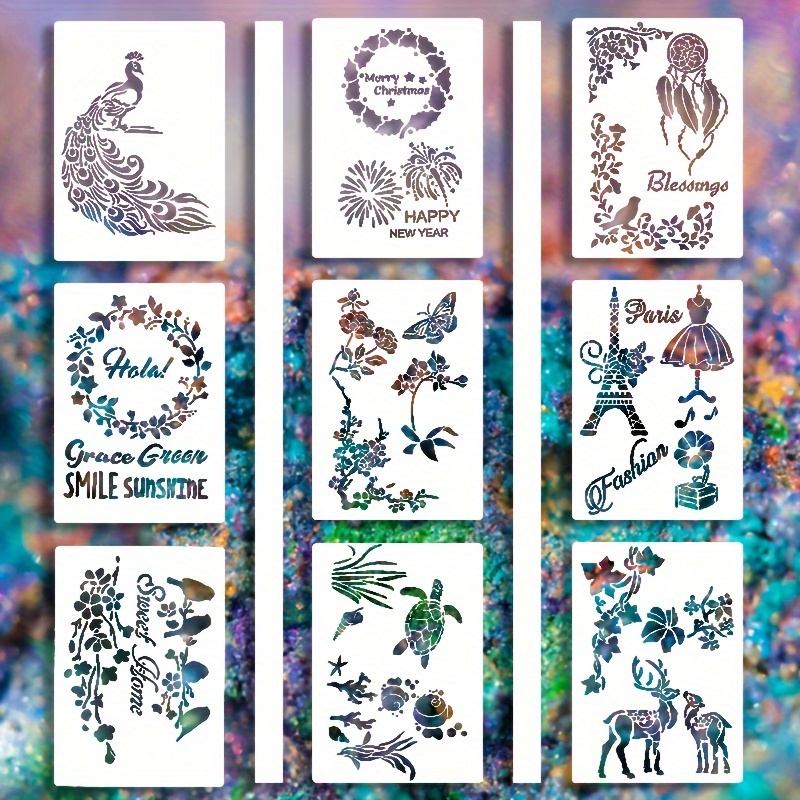 Stencil per pareti e mobili: decorazioni lavabili e riutilizzabili Stencil per pareti e mobili: decorazioni lavabili e riutilizzabili