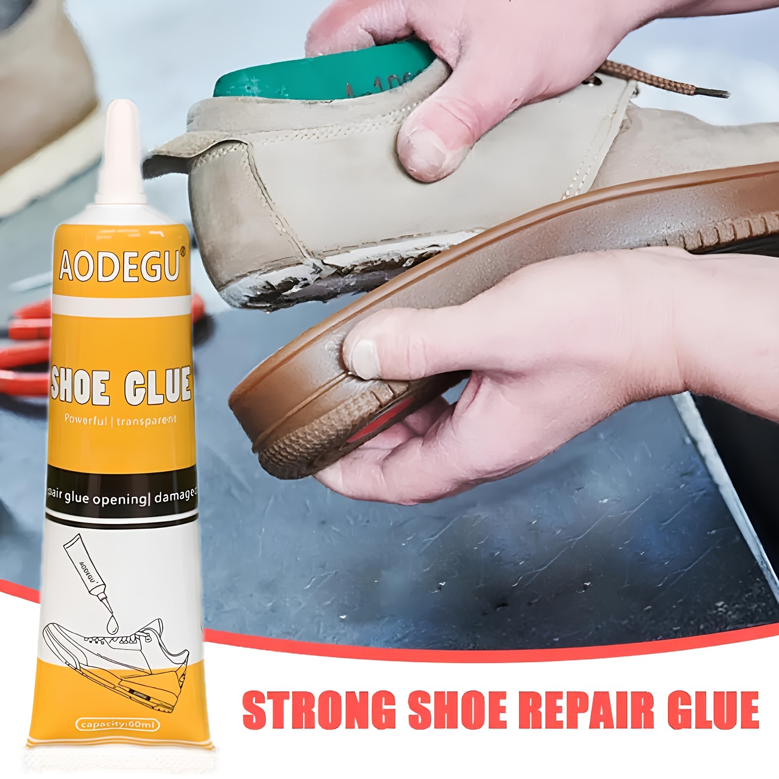 Reparación De Suelas De Pegamento Para Zapatos De 60 Ml, Pegamento De  Reparación De Zapatos De Grado Profesional Instantáneo, Kit De Pegamento De  Repa