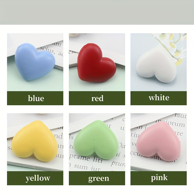  Buttons for Crafts 100pcs, Colorful Heart Shape Design