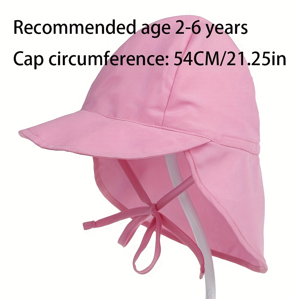 I Play Baby Flap Sun Protection Swim Hat, Pink