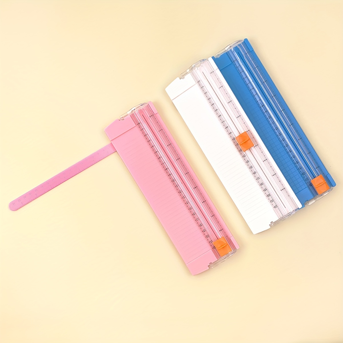 Portable Paper Cutter Paper Craft Slide Ruler Projects Cutting A4 Paper  Cutter for Tool Coupons Label Photo Cardstock