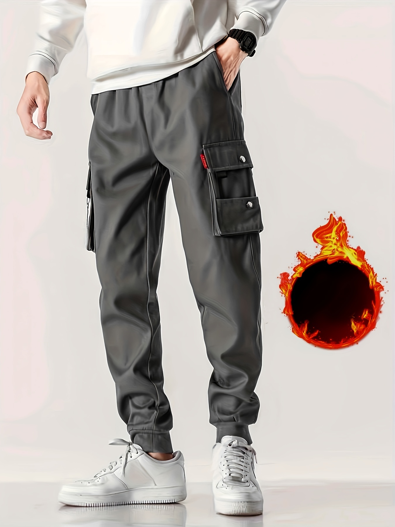 Classic Design Multi Flap Pockets Cargo Pants Men's Casual - Temu  Philippines