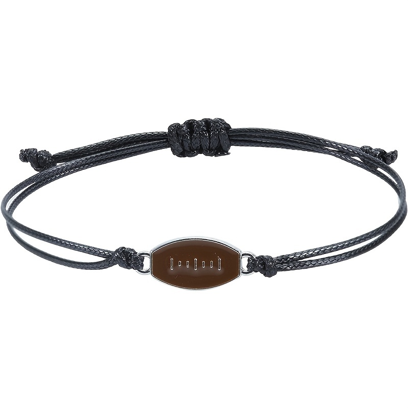 Football Baseball Basketball Rope Knotted Bracelet