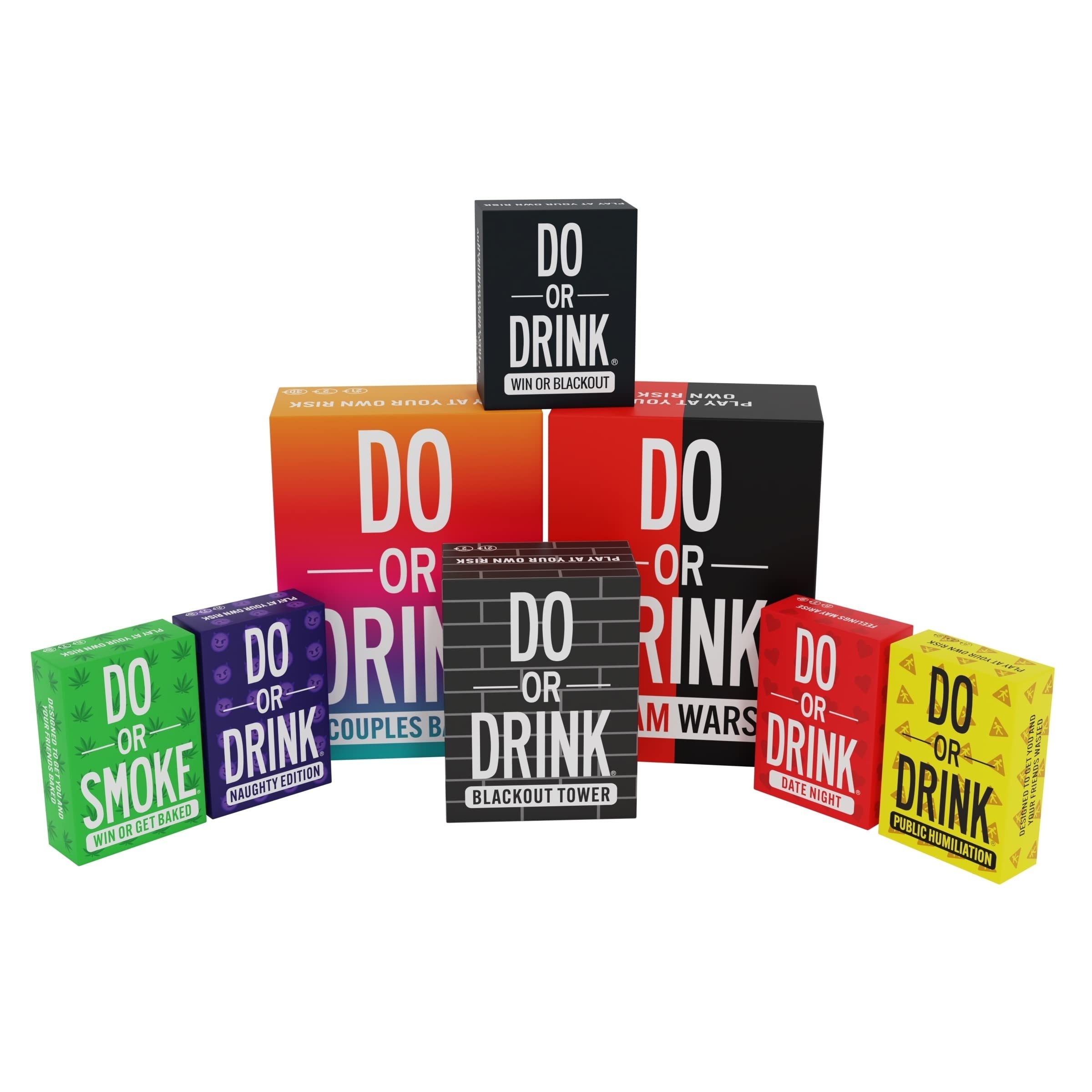 RISK IT or DRINK - Fun Party Game Challenges & Games for Adult Card Parties  7445021185108