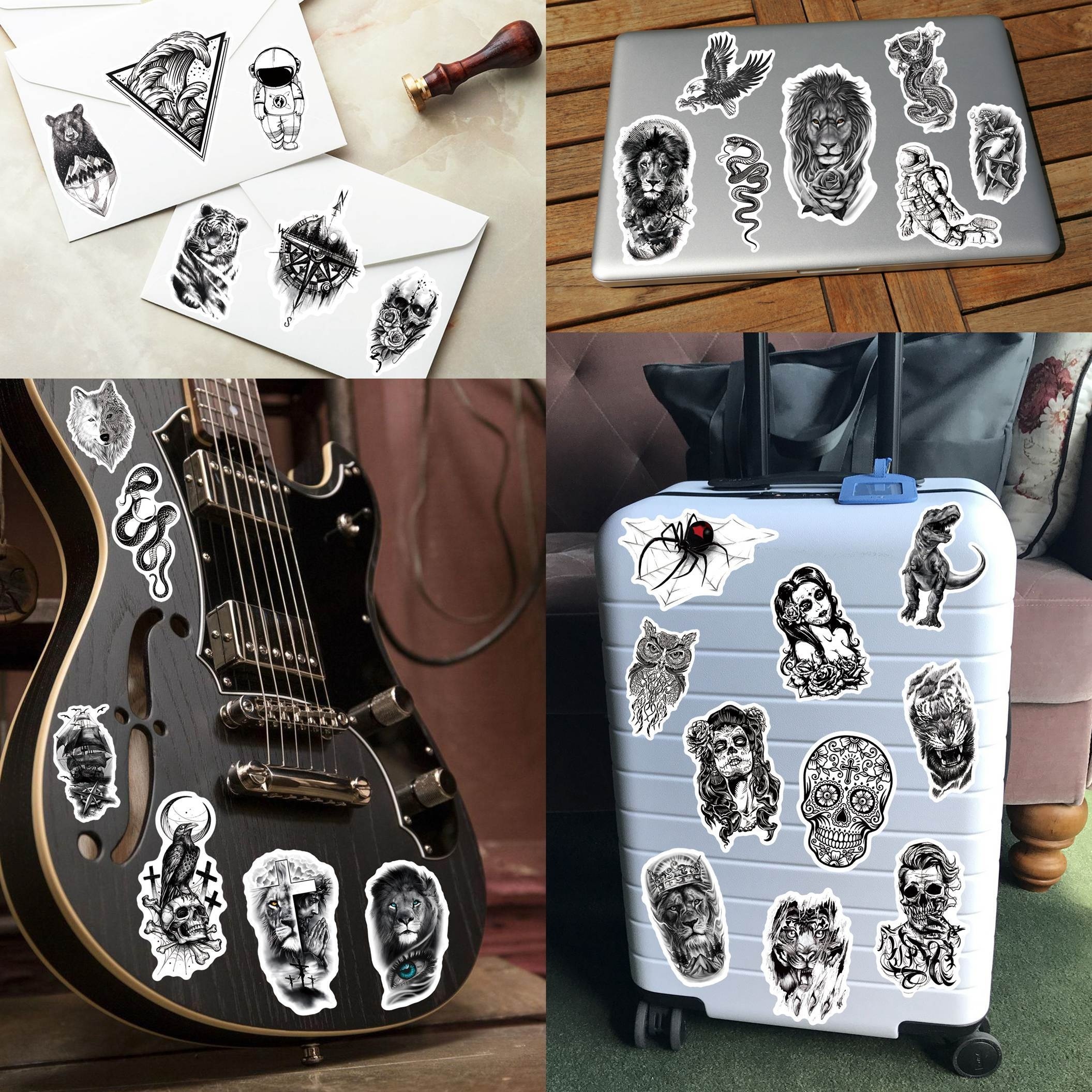 Stickers Calcomanias Bandas Rock Pack 50 Unidades