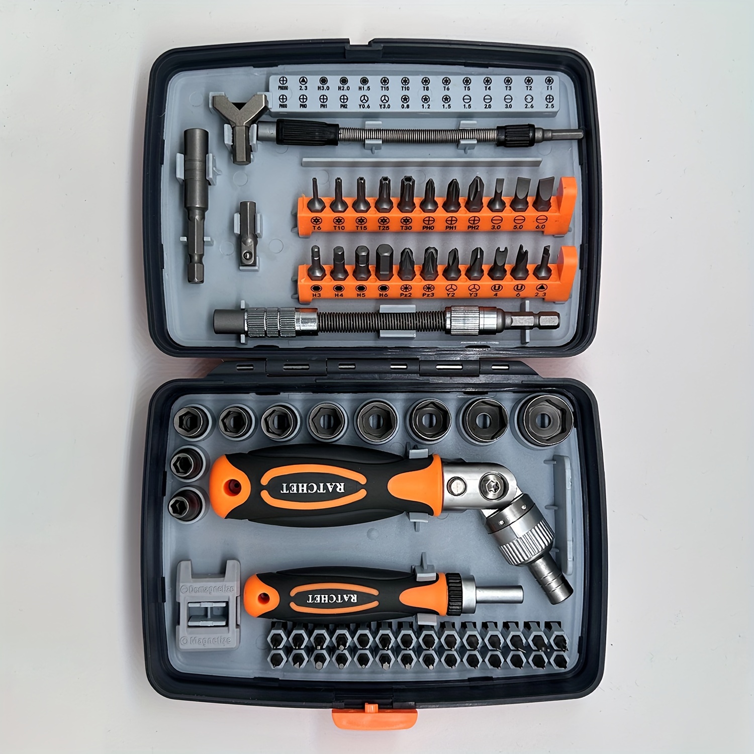 Juego de destornilladores de precisión, kit de herramientas de reparación  de computadora 135 en 1, con kit de controlador magnético de 98 puntas y 37