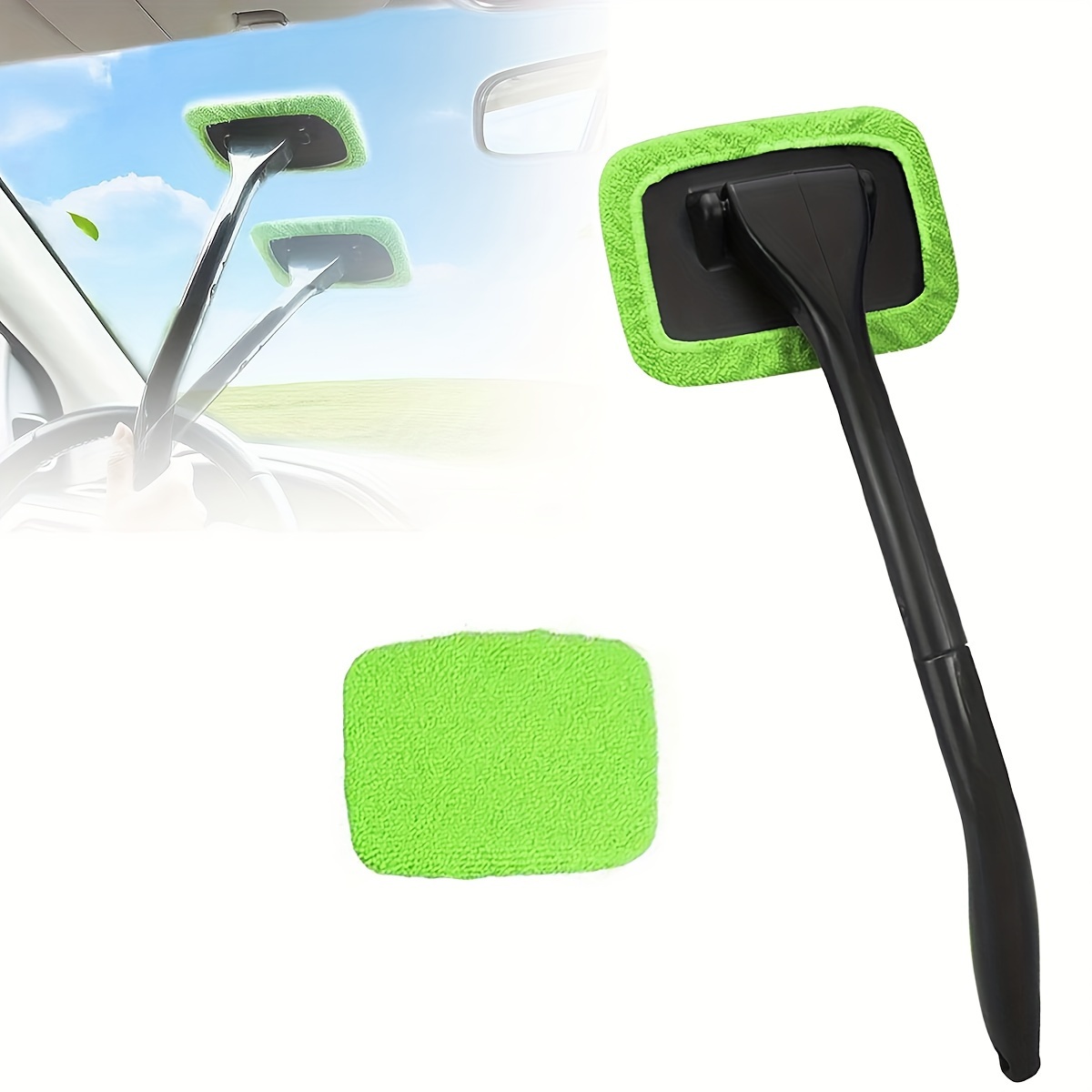 Car Front Windshield Cleaning Brush Interior Dust Removal - Temu