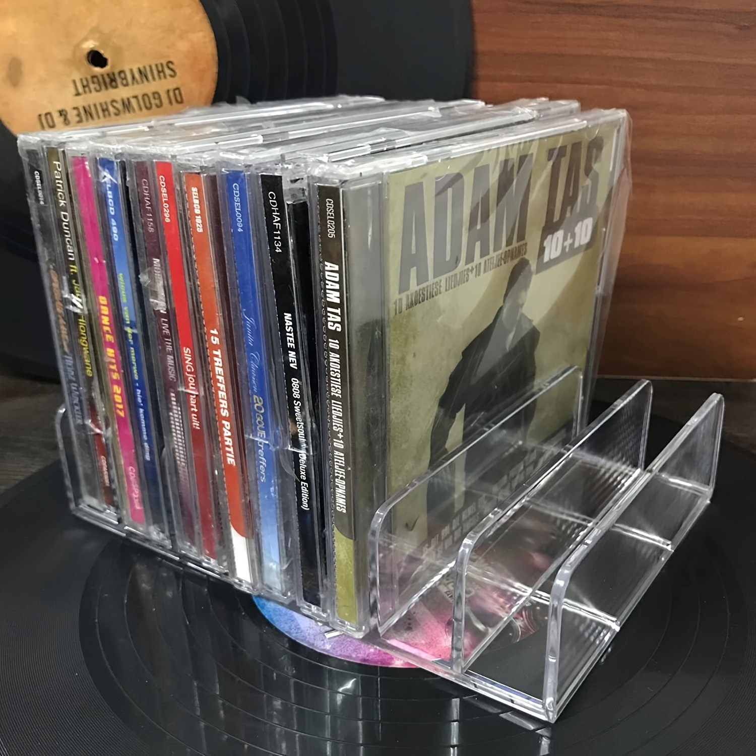 Estantería para CD y DVD para CD y CD con soporte para CD y CD