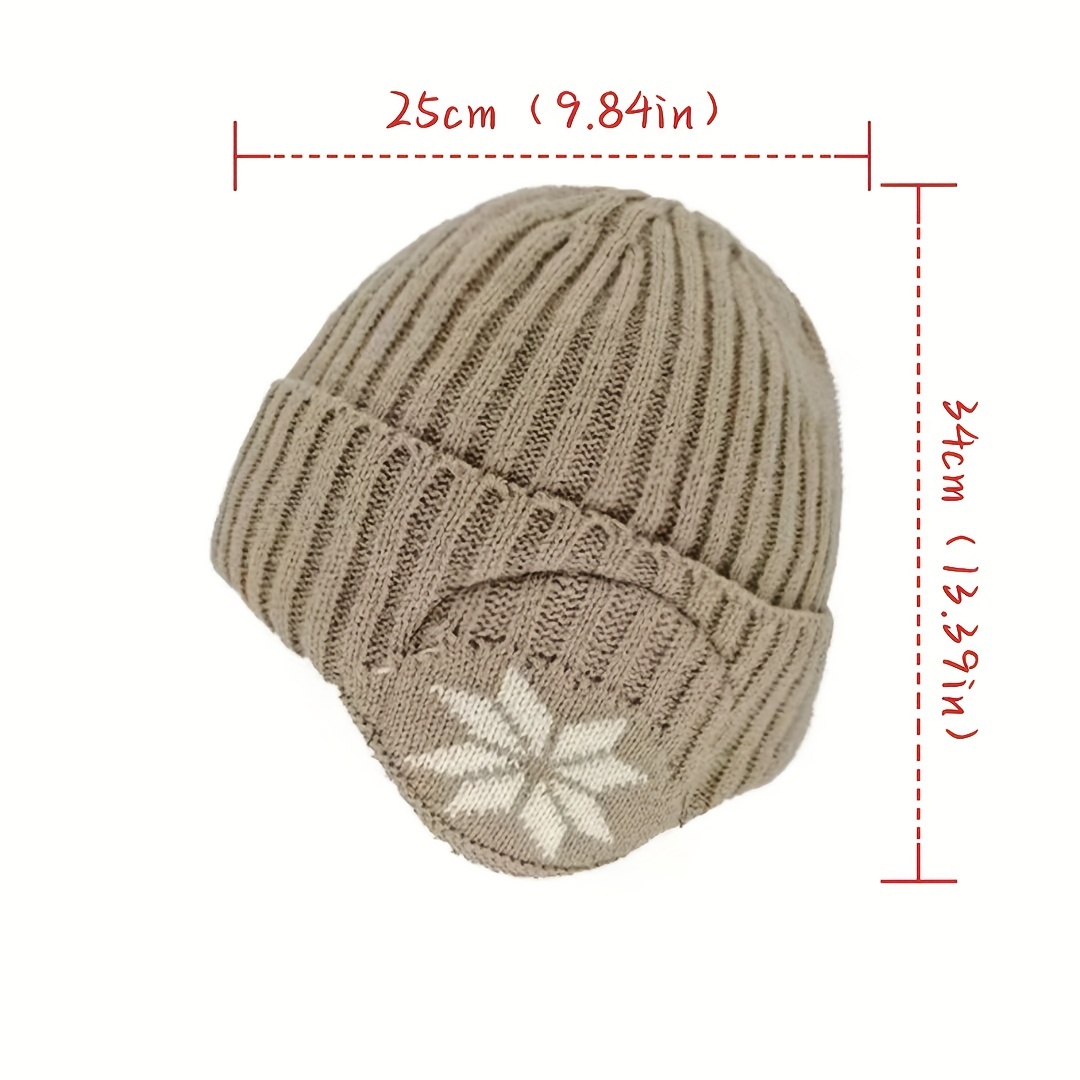 Bonnet ou chauffe-mains tricoté à la main pour hommes, chapeau d