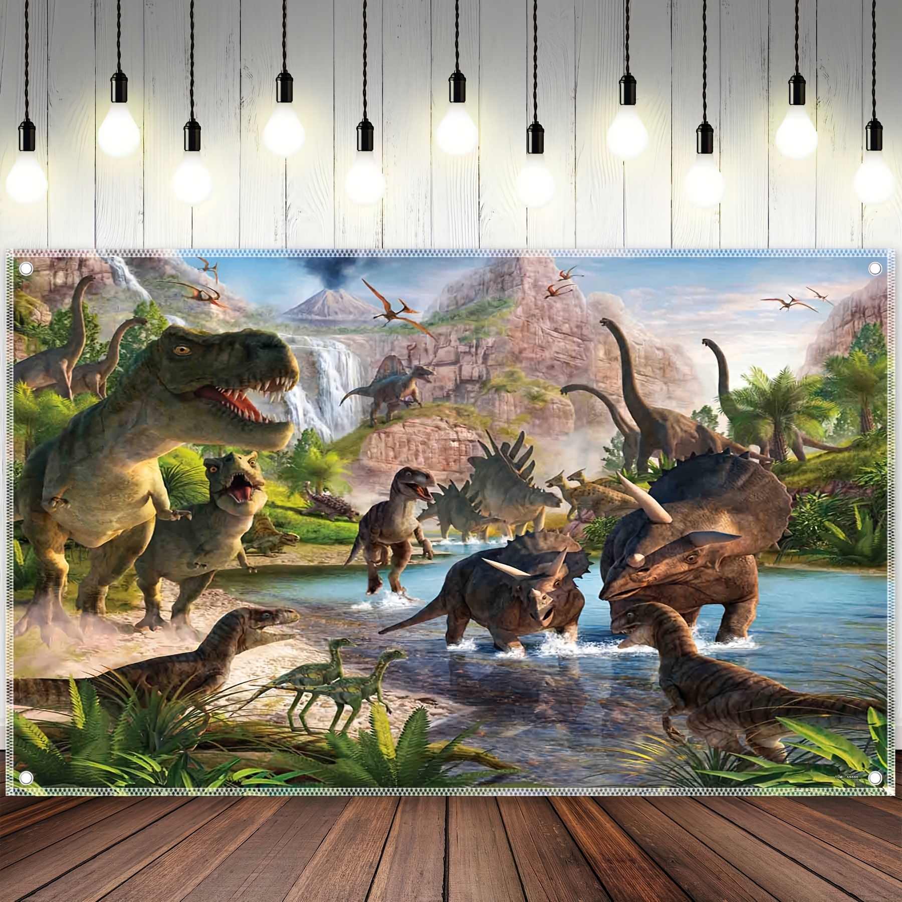 1pc Sfondo Dinosauri Sfondo Compleanno Dinosauri Cartone - Temu Italy