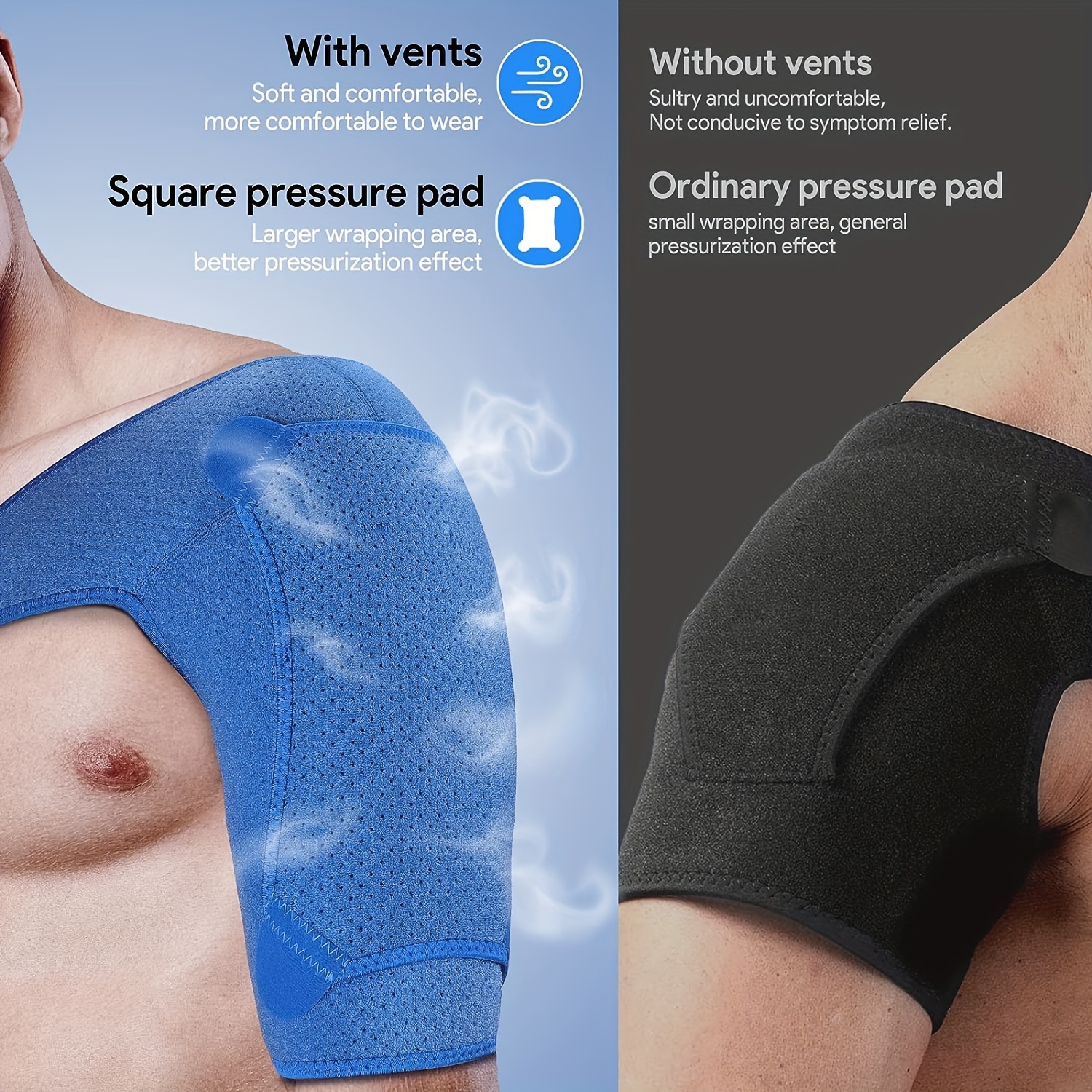 Adjustable Left/Right Shoulder Support Bandage Protector Brace Joint P –  杭州龙席拓扑信息技术有限公司