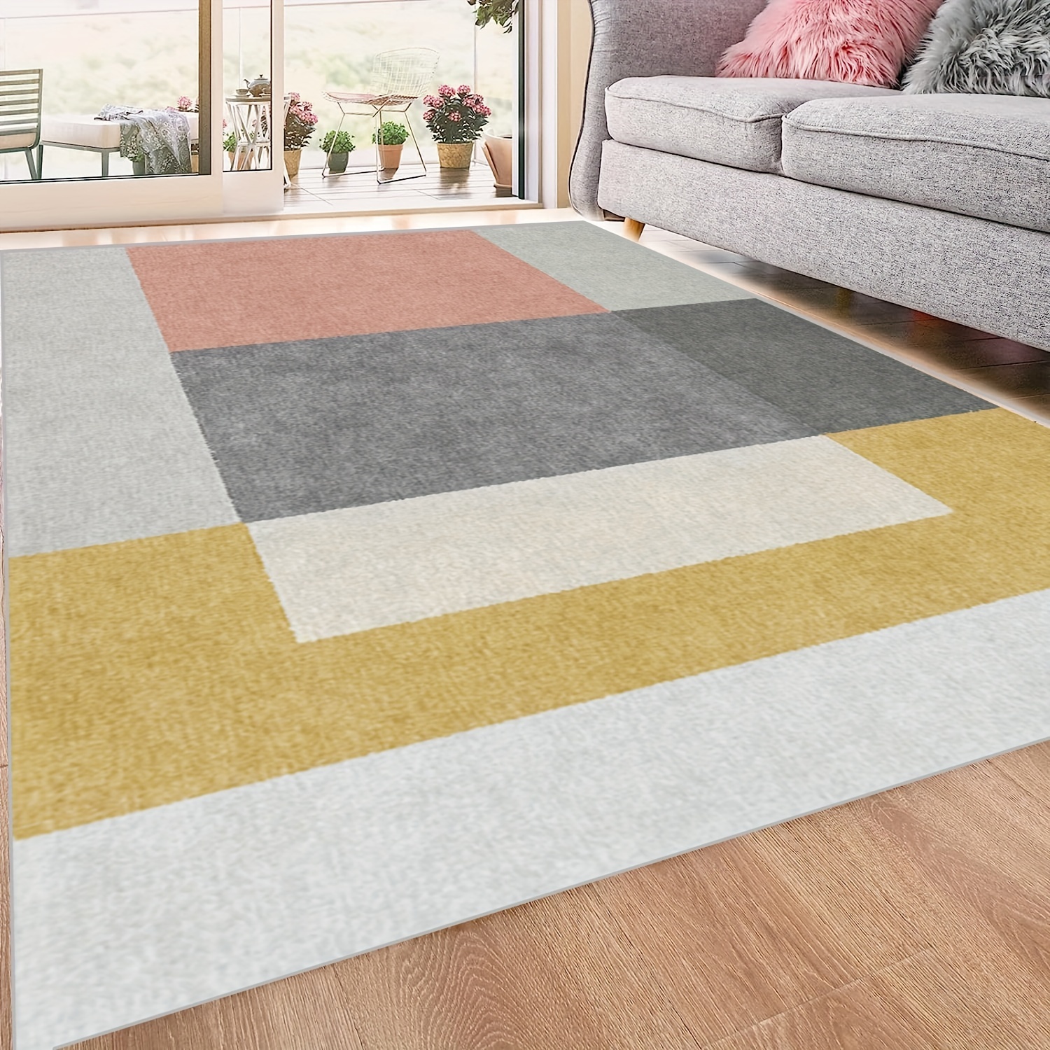 Modern Large Area Rugs Living Room Bedroom Carpet Soft Floor Mat Rug Non  Slip