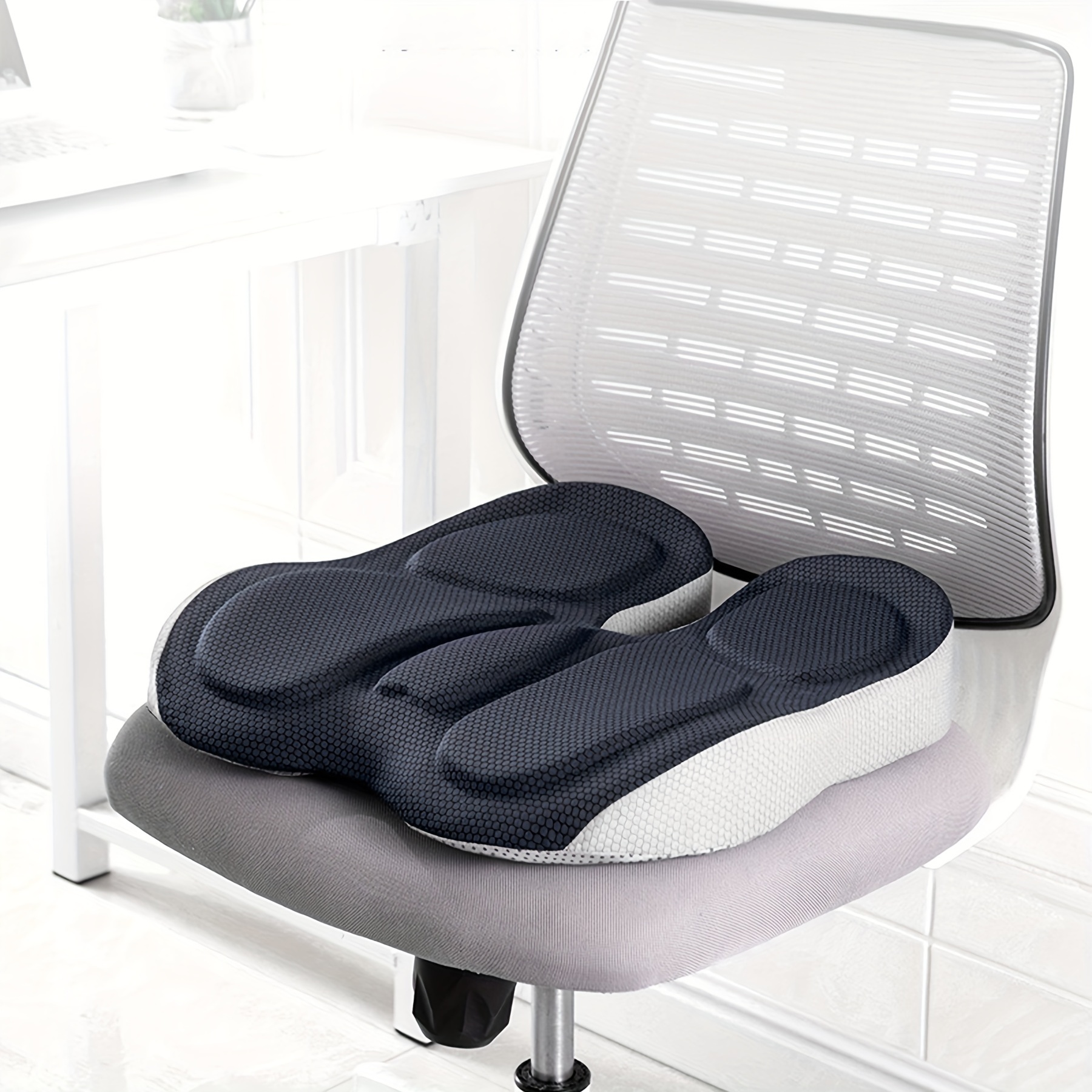 HOMCA Donut Pillow Hemorrhoid Seat Cushion for Office Chair, Premium Memory  Foam Chair Cushion, Sciatica Pillow for Sitting Tailbone Pain Car Seat
