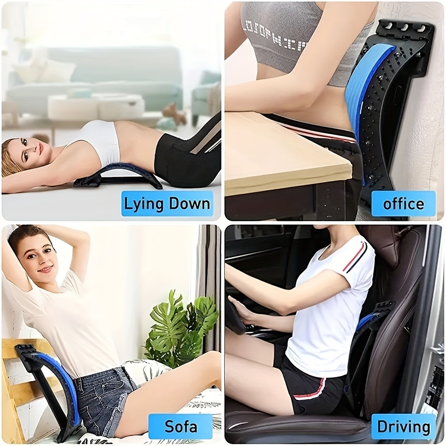 Pillow Spine Stretcher Deck Lumbar Support for Office Scoliosis Tightness