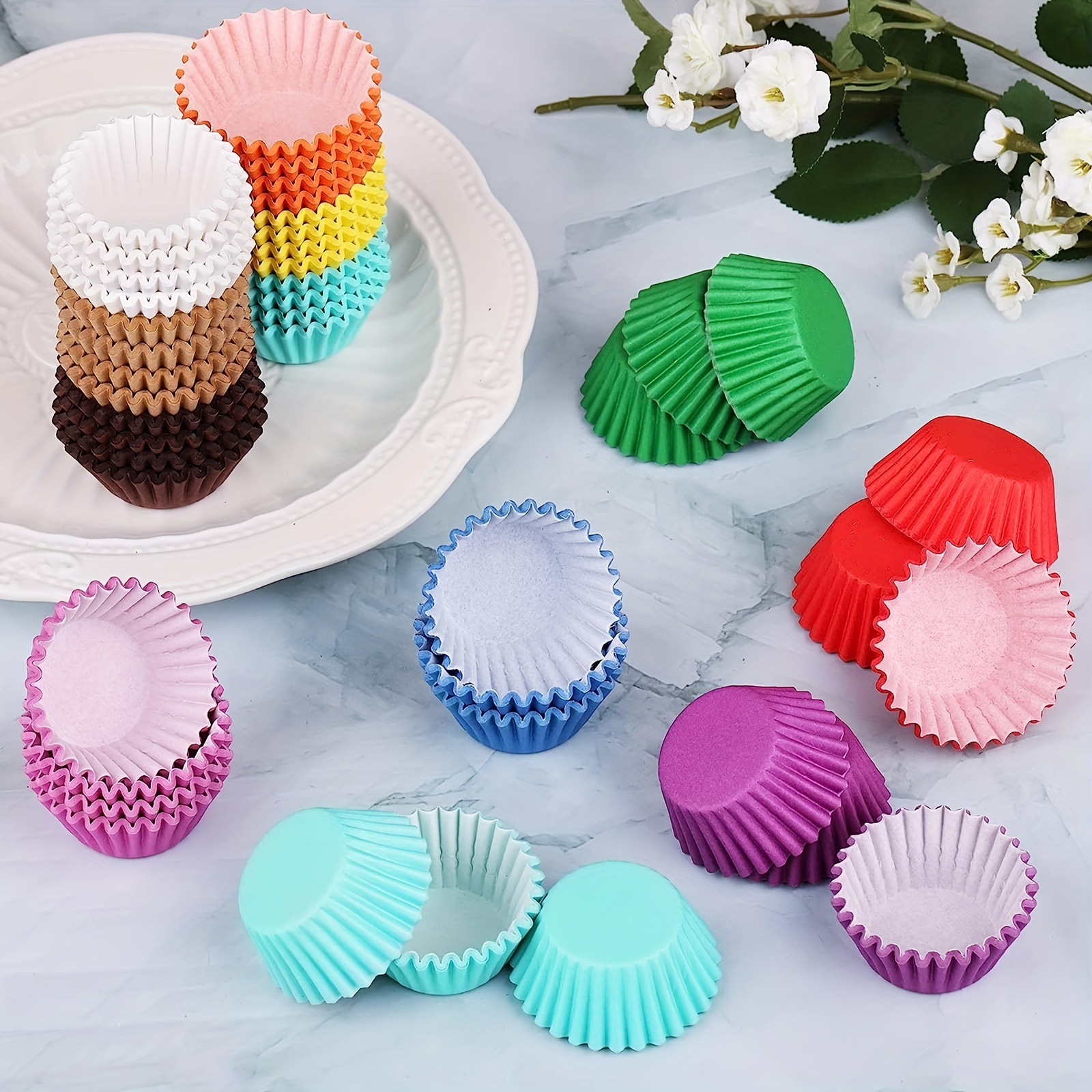 Cupcake Liners Greaseproof Baking Cups, Large Paper Baking Cups Non-stick,  Oval Cake Paper Muffin Liners For Muffins, Cupcakes, Quiche, Mini Snacks,  Kitchen Stuff Kitchen Accessories Baking Supplies - Temu