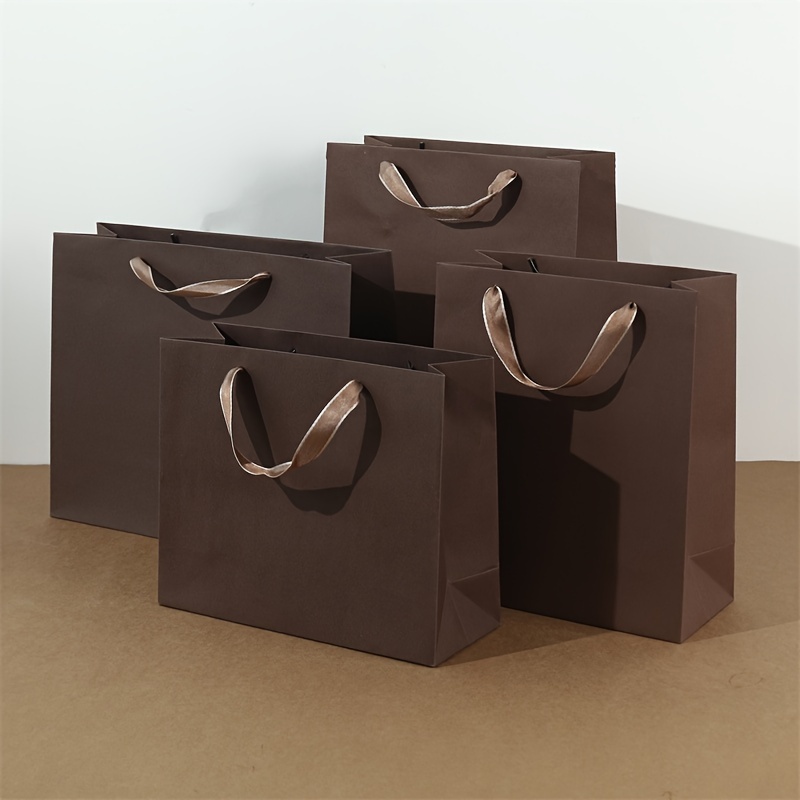  40 piezas de papel kraft bolsa de regalo de boda cumpleaños  suministros de papel bolsa de papel de fondo plano galletas dulces regalos  de fiesta : Salud y Hogar