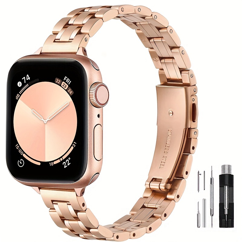 Leather Bands Compatible with Apple Watch Band 38mm~41mm 42mm~49mm,Fallow  Strap Compatible with Apple Watch Apple Watch Series Ultra 8 7 6 5 4 3 2 1  SE Women Men