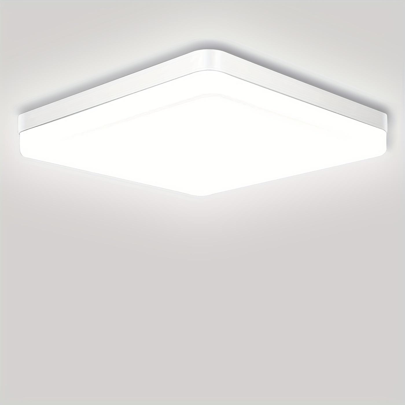 

1pc Led Ceiling Lights, 36w 3240lm 4000k 9inch Square Led Flush Mount Ceiling Lighting Fixture For Kitchen, Bedroom, Living Room, Closet Room, Neutral White